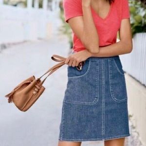 Boden Indigo Denim Skirt